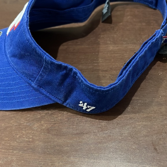 Blue Texas Rangers Visor MLB Genuine Merchandise (NWT) Adjustable - Picture 3 of 5